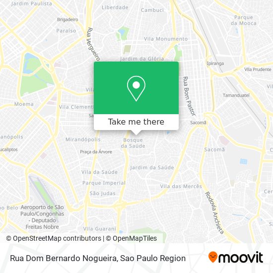Mapa Rua Dom Bernardo Nogueira