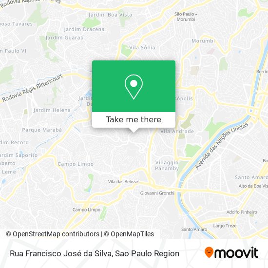 Rua Francisco José da Silva map