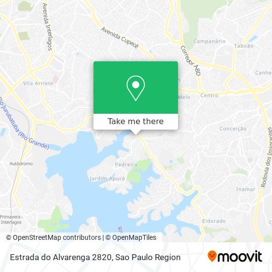 Estrada do Alvarenga 2820 map