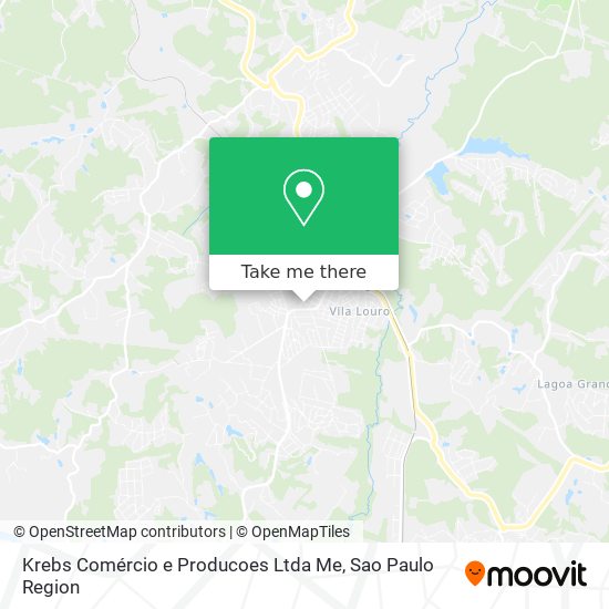 Krebs Comércio e Producoes Ltda Me map