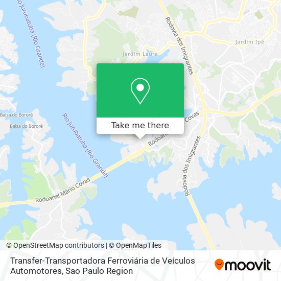 Transfer-Transportadora Ferroviária de Veículos Automotores map