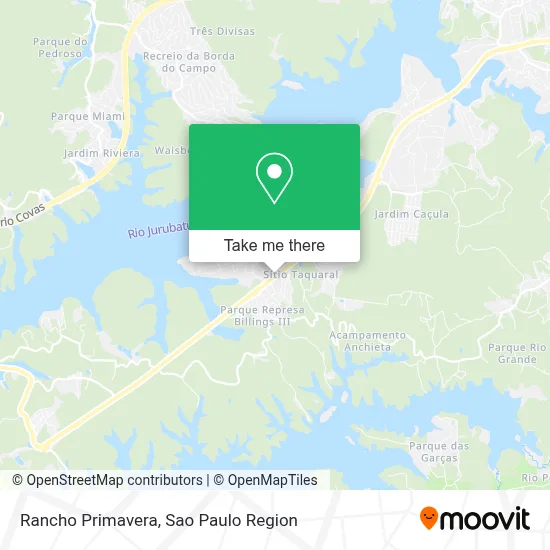 Rancho Primavera map