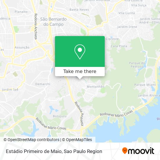 Estádio Primeiro de Maio map