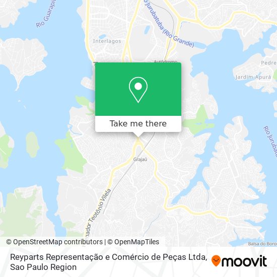 Mapa Reyparts Representação e Comércio de Peças Ltda