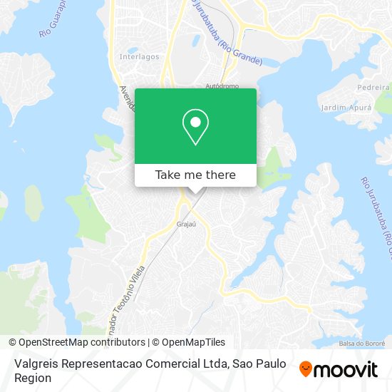 Mapa Valgreis Representacao Comercial Ltda