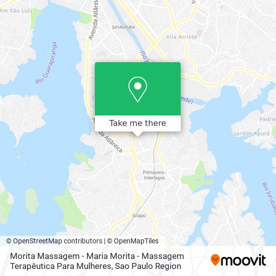 Morita Massagem - Maria Morita - Massagem Terapêutica Para Mulheres map