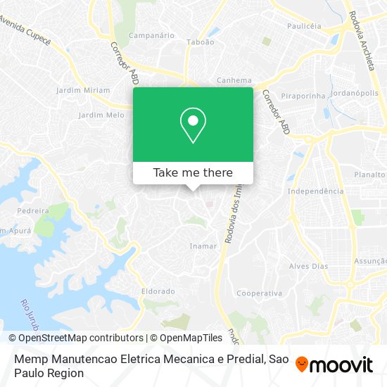 Memp Manutencao Eletrica Mecanica e Predial map
