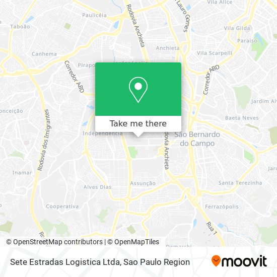 Sete Estradas Logistica Ltda map