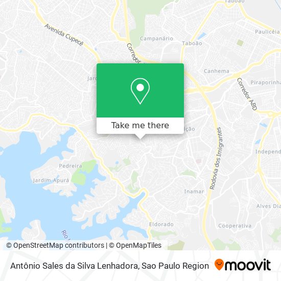 Antônio Sales da Silva Lenhadora map