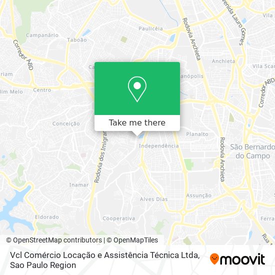 Mapa Vcl Comércio Locação e Assistência Técnica Ltda