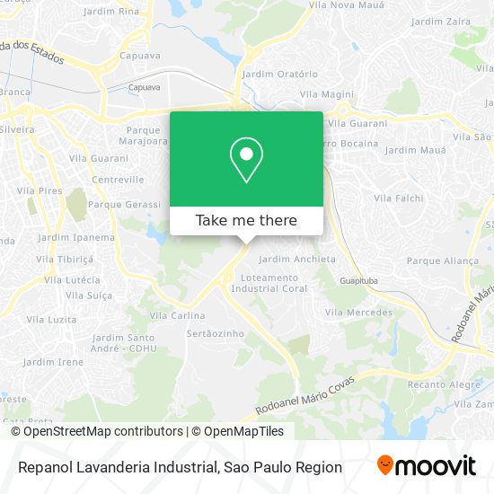 Repanol Lavanderia Industrial map