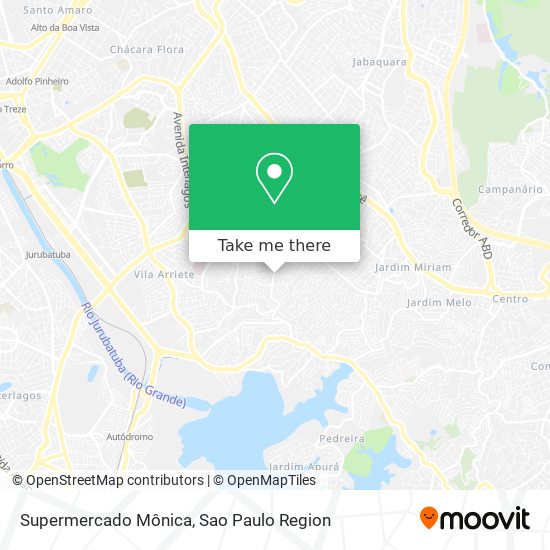 Supermercado Mônica map