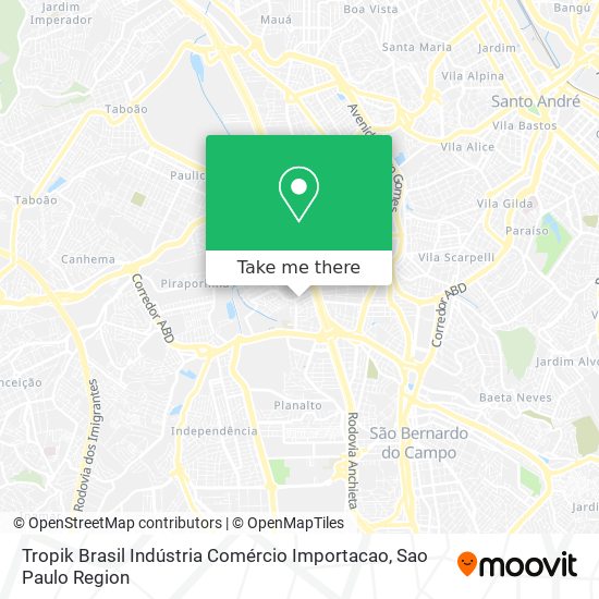 Tropik Brasil Indústria Comércio Importacao map