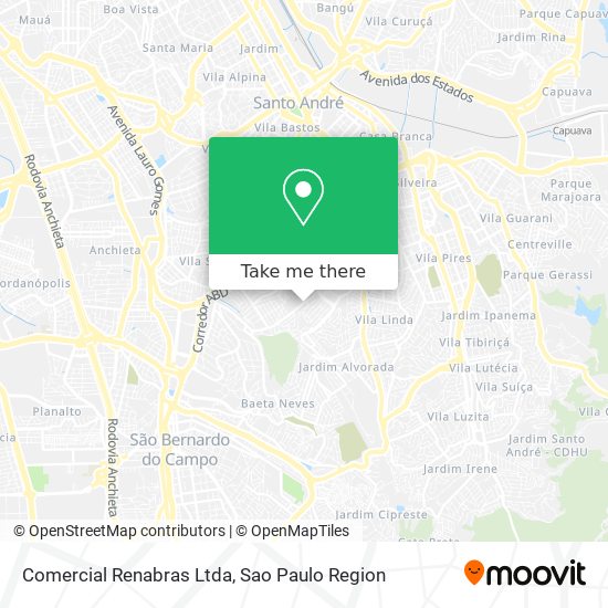 Mapa Comercial Renabras Ltda