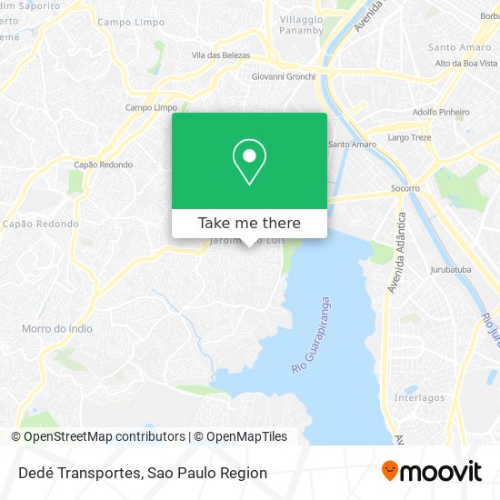 Dedé Transportes map