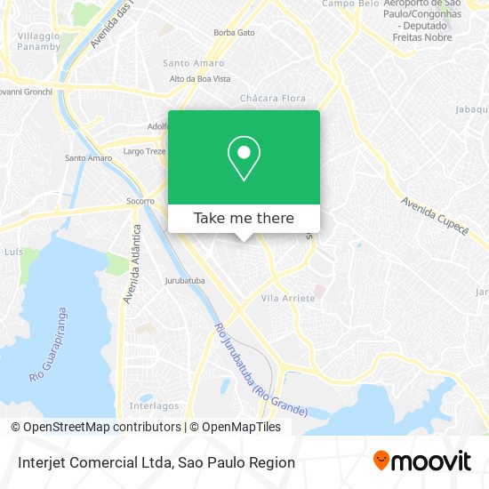 Interjet Comercial Ltda map