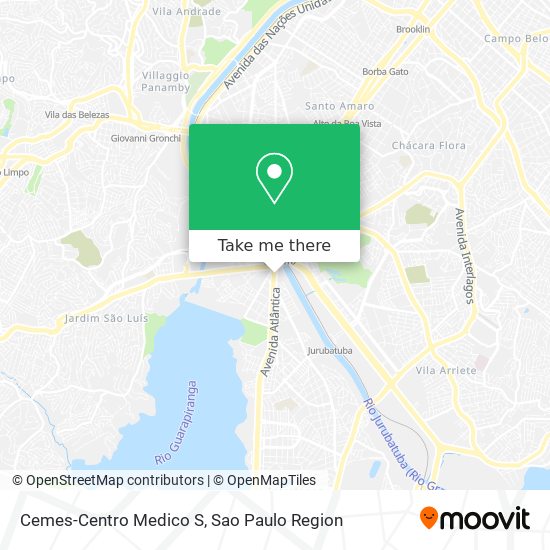 Cemes-Centro Medico S map