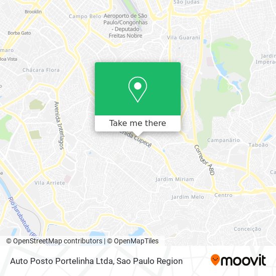 Auto Posto Portelinha Ltda map