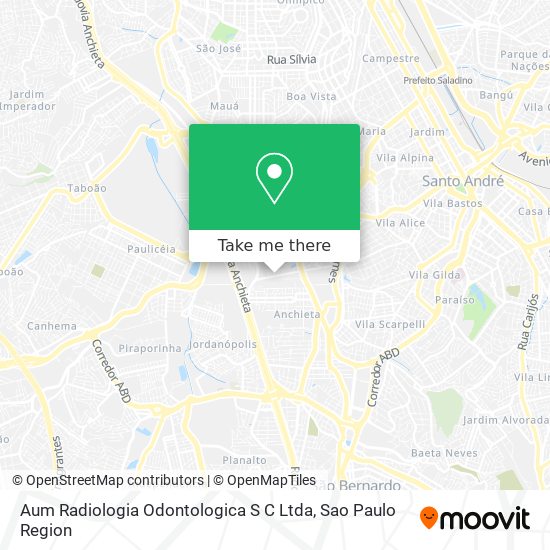 Aum Radiologia Odontologica S C Ltda map