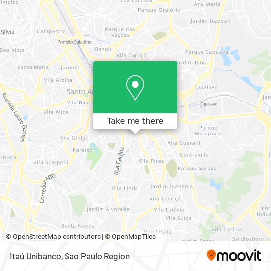 Mapa Itaú Unibanco