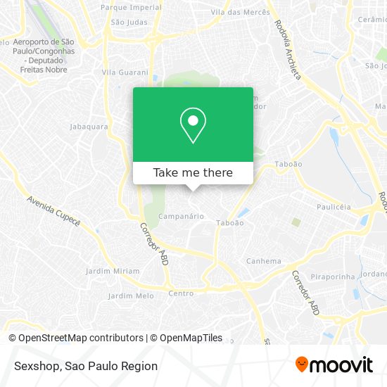 Sexshop map