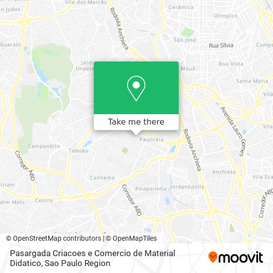 Pasargada Criacoes e Comercio de Material Didatico map