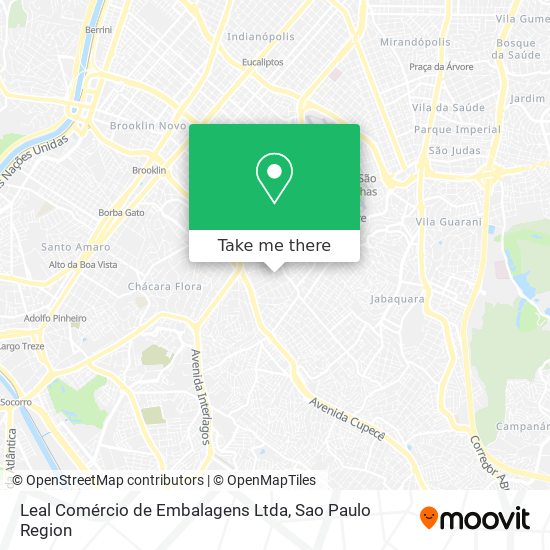 Leal Comércio de Embalagens Ltda map