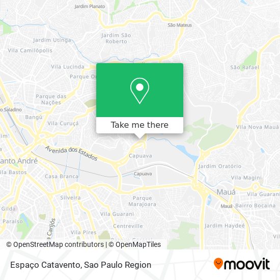 Espaço Catavento map