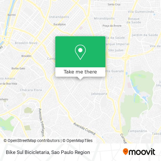 Bike Sul Bicicletaria map