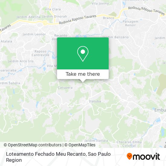 Mapa Loteamento Fechado Meu Recanto