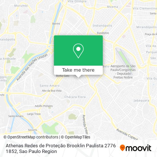 Athenas Redes de Proteção Brooklin Paulista 2776 1852 map