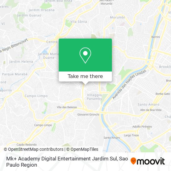 Mk+ Academy Digital Entertainment Jardim Sul map