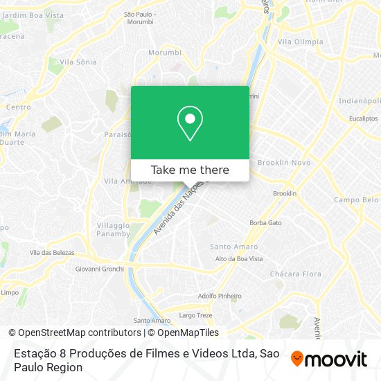 Estação 8 Produções de Filmes e Videos Ltda map