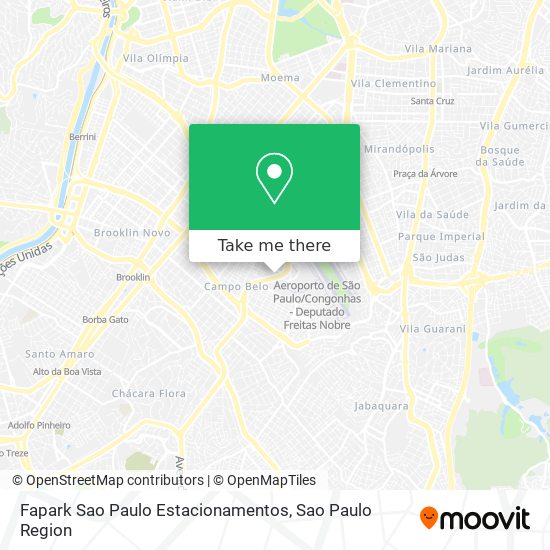 Mapa Fapark Sao Paulo Estacionamentos