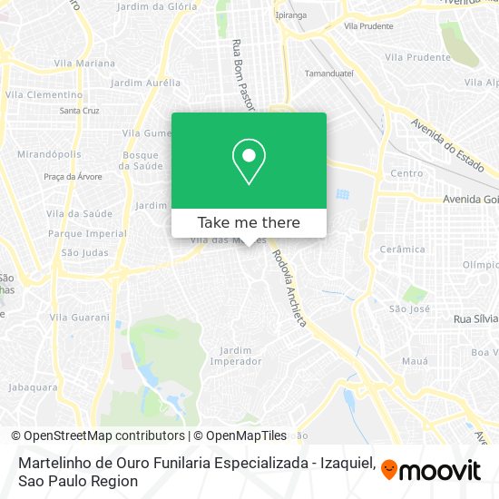 Martelinho de Ouro Funilaria Especializada - Izaquiel map