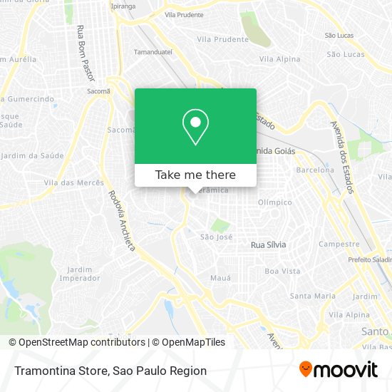 Mapa Tramontina Store