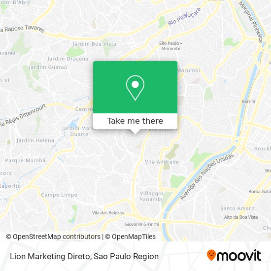 Mapa Lion Marketing Direto