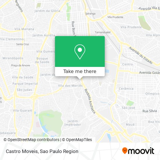 Castro Moveis map