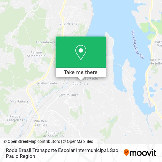 Roda Brasil Transporte Escolar Intermunicipal map