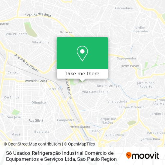 Só Usados Refrigeração Industrial Comércio de Equipamentos e Serviços Ltda map