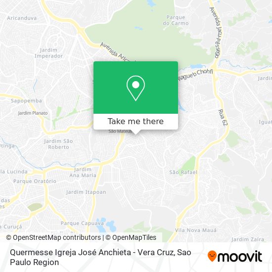 Quermesse Igreja José Anchieta - Vera Cruz map
