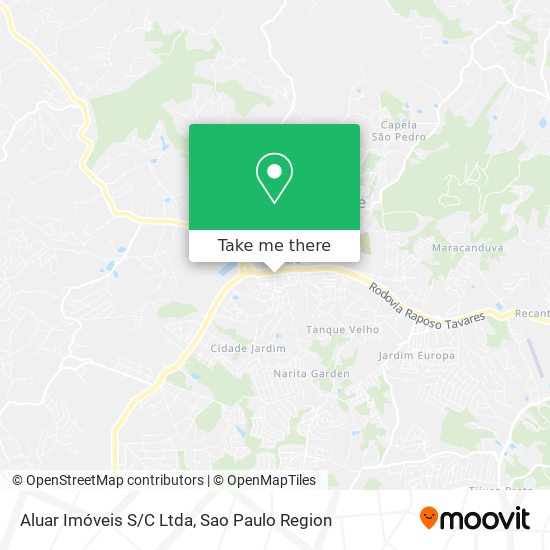 Aluar Imóveis S/C Ltda map