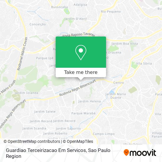 Guardiao Terceirizacao Em Servicos map