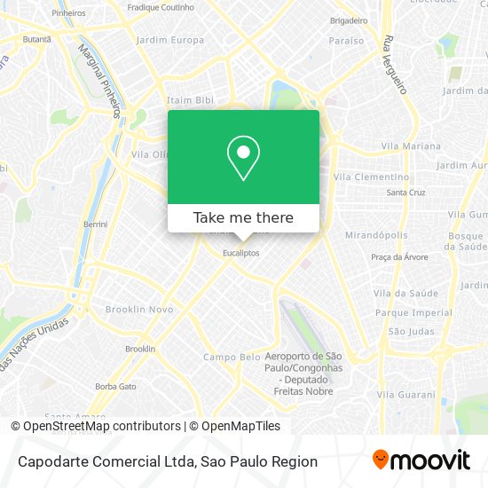 Capodarte Comercial Ltda map