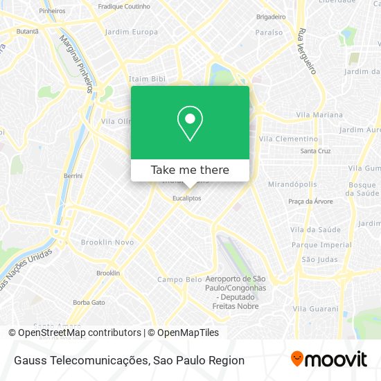 Gauss Telecomunicações map