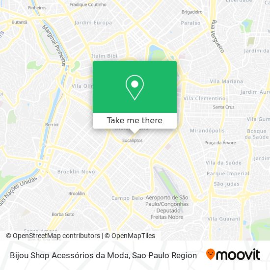 Bijou Shop Acessórios da Moda map