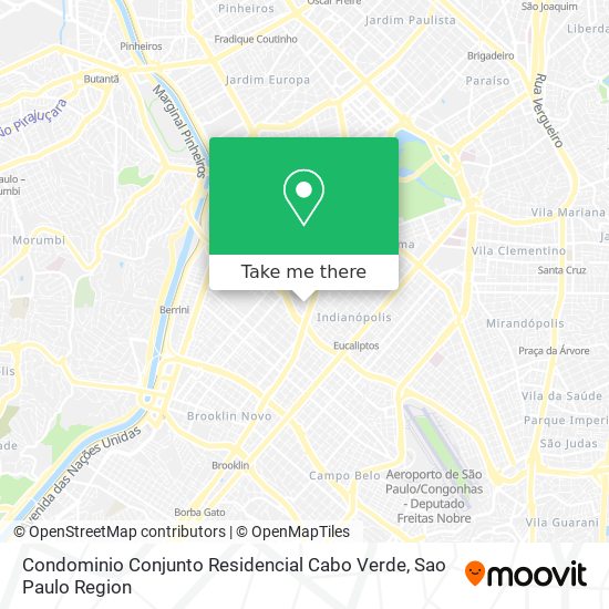 Mapa Condominio Conjunto Residencial Cabo Verde