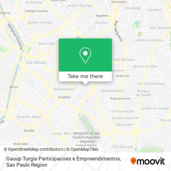 Gauup Turgis Participacoes e Empreendimentos map
