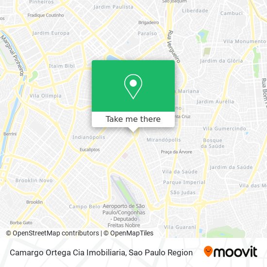 Camargo Ortega Cia Imobiliaria map