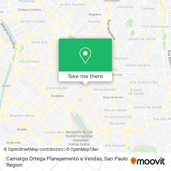 Mapa Camargo Ortega Planejamento e Vendas